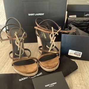 YSL LADIES WEDGE 37 1/2
